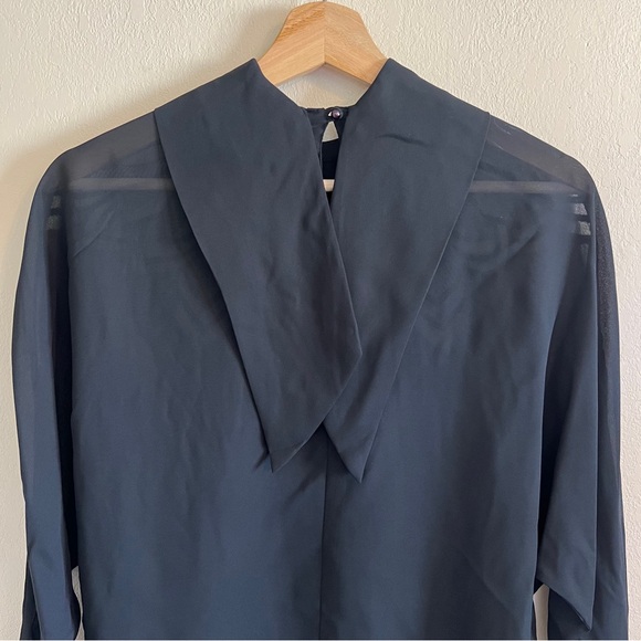 Vintage 70s / 80s Sheer Blouse - Picture 10 of 12